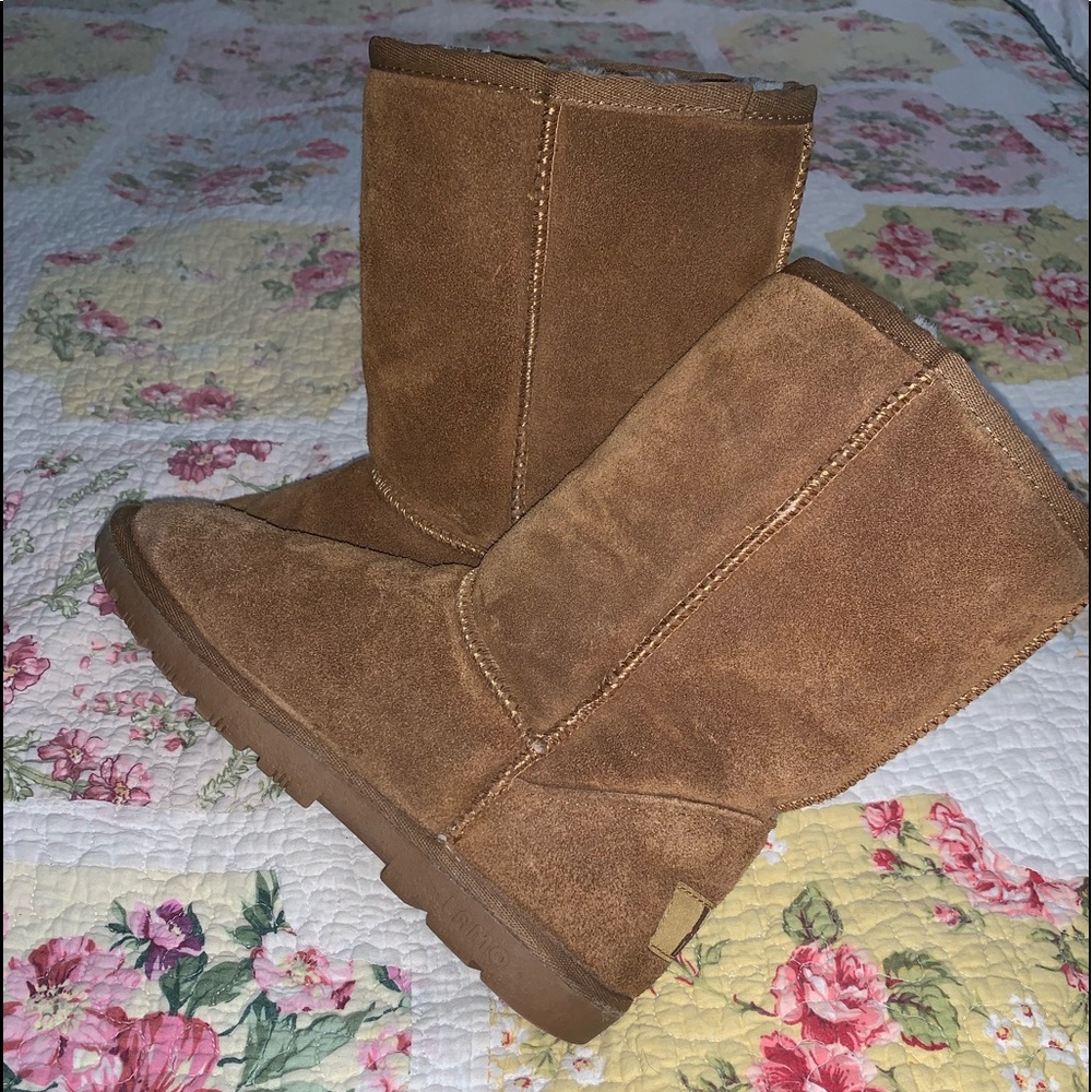 suede & fleece boots